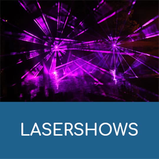 Lasershows der LASA Berlin